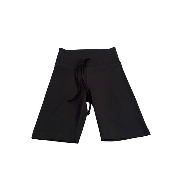 GIRLFRIEND COLLECTIVE Diana‎ Drawstring Black Bike Shorts Women’s Size Small - Picture 3 of 9